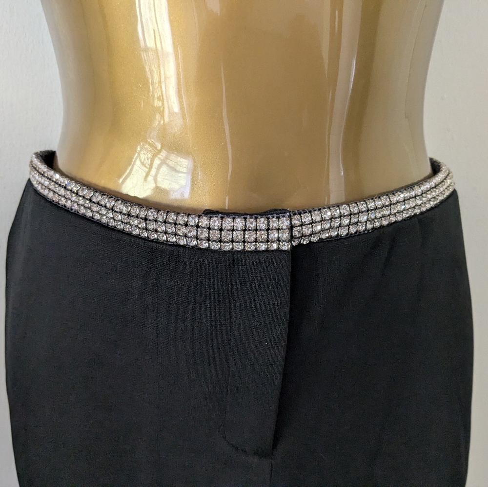 NWOT MODA International Diamond Sequin Dress Pants 6 - Picture 3 of 5